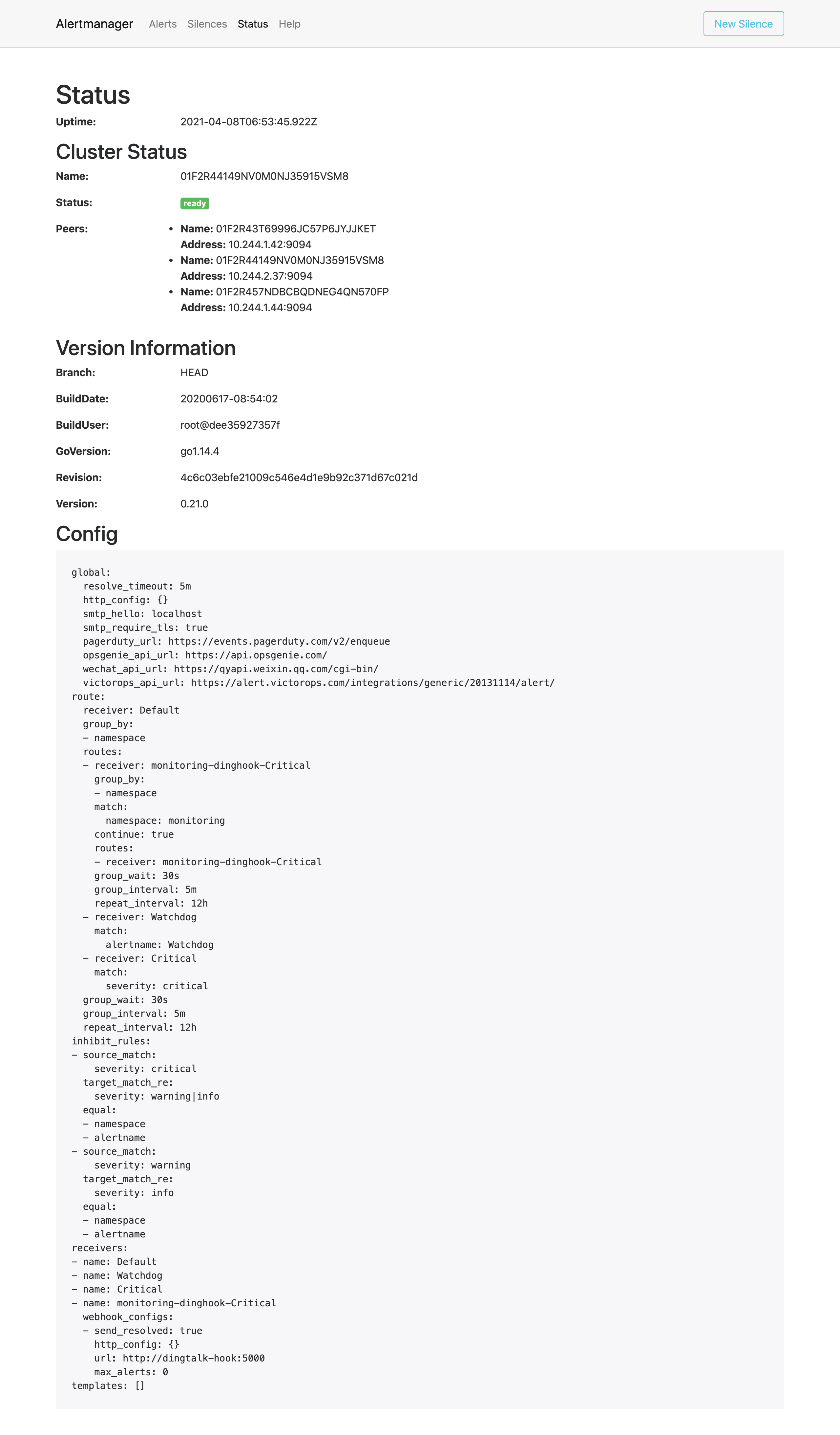 alertmanager-config
